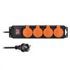 Solight 4z 5m IP44, 3 x1,5mm2, guma