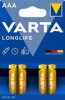 Varta Alkalická betéria LongLife LR03 (AAA) 4ks