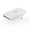 Hama Rýchla USB nabíjačka GaN 2x USB-C + USB-A, PD/QC 65 W, plochá, skladacia