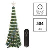 EMOS D5AA03 LED vianočný stromčekso svetelnou reťazou a hviezdou, 1,8 m, RGB