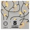 EMOS D4AW07 LED vianočná reťaz, 18 m, teplá biela