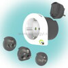 Q2 power Cestovný adaptér "Qplux Europe 3in1"