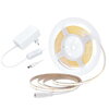 Solight WM59-WW Sada LED COB pásik s adaptérom, 5m, teplá biela