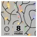 EMOS D4AH01 LED vianočná reťaz 2v1, 10m, teplá biela/farebná