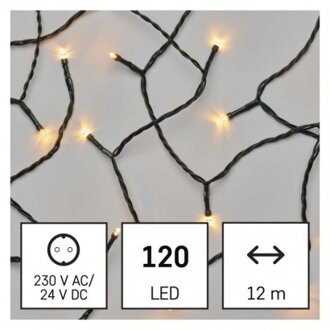 EMOS D4AV06 LED vianočná reťaz, 12 m, jantárová