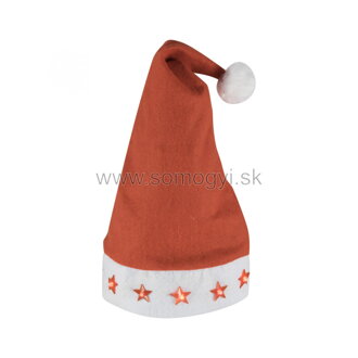 home HAT 5 LED Mikulášska čiapka, červená