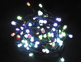 Noel LED 80 reťaz guličky RGB