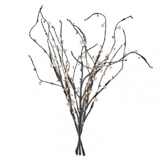 EMOS DCTW08 LED vetvička s perlami, 60 cm, teplá biela