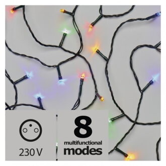 EMOS ZY1450 LED vianočná reťaz, 8 m, farebná 