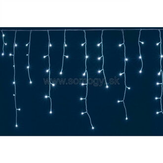 home KAF 300L 10M LED svetelný záves s cencúľmi, 10 m, studená biela  