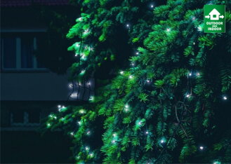 home KTI 100/WH LED spojovacia svetelná reťaz, 10 m, studená biela
