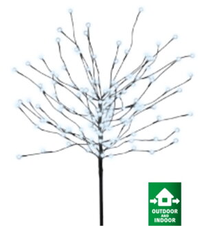 home LTO 140/B LED stromček s guľami, 1,5 m, studená biela