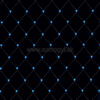 home KLN 400/BL LED svietiaca sieť, 6 x 4 m, modrá