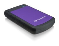 Transcend 2TB StoreJet 25H3P, USB 3.0, 2.5” Externý odolný hard disk, černo/fialový