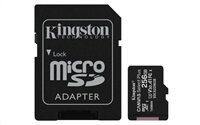 Kingston 256GB micSDXC Canvas Select Plus 100R A1 C10 Card + SD adaptér