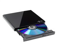 LG HITACHI LG - externí mechanika DVD-W/CD-RW/DVD±R/±RW/RAM GP57EB40, Slim, Black, box+SW