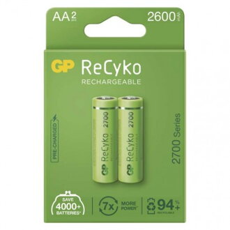 GP Batteries Nabíjacia batéria GP ReCyko 2700 (AA) 2 ks