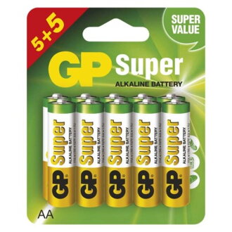 GP Batteries Alkalická batéria GP Super LR6 (AA), 5+5 ks, display box