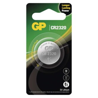 GP Lítiová gombíková batéria CR2320