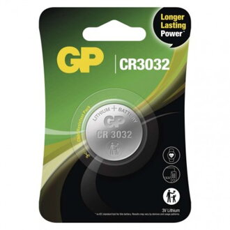 GP Lítiová gombíková batéria CR3032