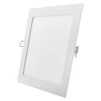 EMOS Lighting LED panel 220×220, štvorcový vstavaný biely,18W neutrálna b.