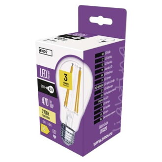 EMOS Lighting LED žiarovka Filament A60 3,4 W, ZF5120