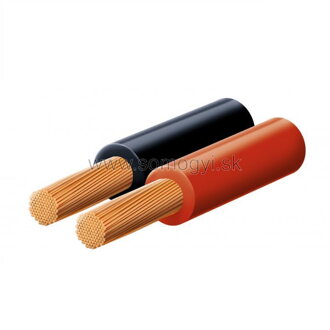 Reprokábel, červeno-čierny, 2x1,5 mm, 100 m/kotúč