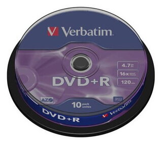 Verbatim Verbatim DVD+R 4,7GB 16x, 10ks