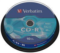 Verbatim VERBATIM CD-R(10-Pack)Spindle/EP/DL/52x/700MB