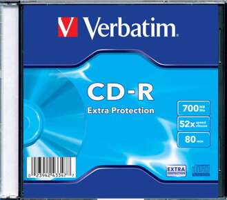 Verbatim CD-R 700MB 52x Crystal DataLife+ AZO