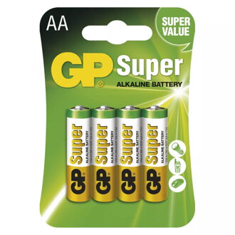 GP Batteries Super alkaline R6 4ks fólia display box