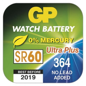 GP Batteries Gombíková batéria do hodiniek GP 364F