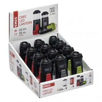 EMOS LED kempingové svietidlo P4733, 65 lm, 3× AAA