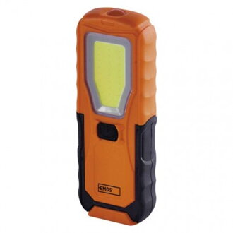 EMOS COB LED + LED pracovné svietidlo P4110, 360 lm, 4× AA
