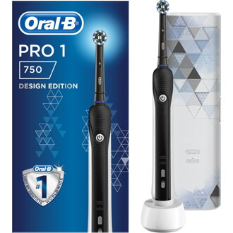 Oral-B PRO 750 C.ACT. zubná kefka čierna 