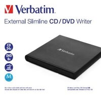Verbatim Externá mechanika Slimline CD/DVD Writer USB - without NERO