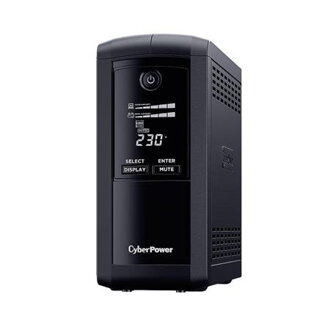 CyberPower Value Pro GreenPower UPS 1000VA/550W, české zásuvky