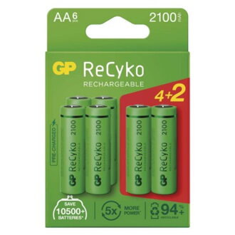 GP Nabíjacia batéria GP ReCyko 2100 (AA) 6 ks