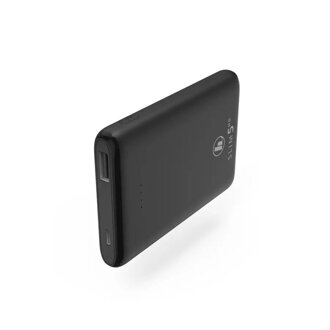 Hama SLIM 5HD, powerbanka, 5000 mAh, čierna