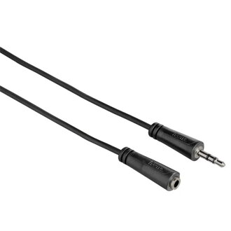 Hama Predlžovací audio kábel jack 3,5 mm stereo, 3 m, pozlátený, 3*