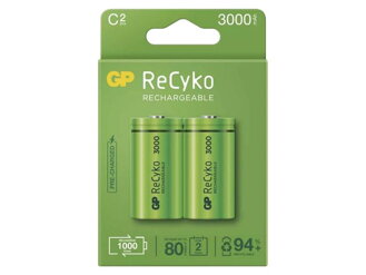 GP Batteries Nabíjacia batéria GP ReCyko 3000 (C) 2 ks