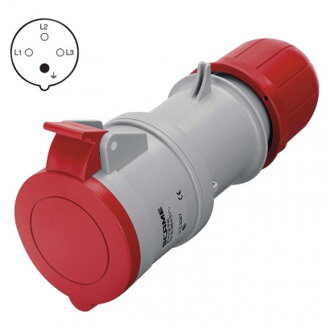 Scame Spojka 4P 32A/400V, IP44