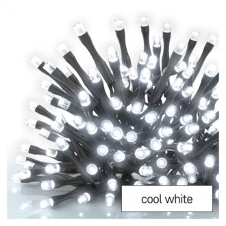 EMOS D1AC03 Standard LED spojovacia vianočná reťaz, 10 m, studená biela