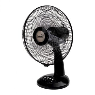 home Stolný ventilátor, 30 cm, 40 W, čierna