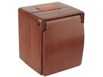 Multusan Zásuvka 230V Merbau IP44 2150 115 0243