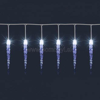 home KJL 50 LED svetelná reťaz s cencúľmi, 7,3 m, studená biela