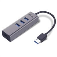 I-tec iTec USB 3.0 Metal HUB 3 Port + Gigabit Ethernet Adapter