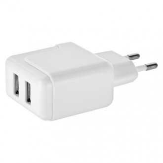 EMOS Duálny USB adaptér do siete+micro USB kabel + USB-C redukcia