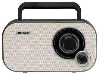 Denver TR-51 - Analogové rádio FM, biele