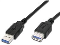 PremiumCord Predlžovací kábel USB 3.0 Super-speed 5Gbps A-A, MF, 9pin, 2m